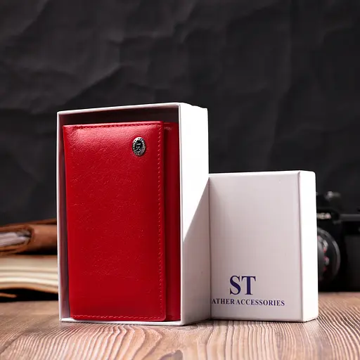 Кожаный женский кошелек ST Leather 14х9х2 см acs0028380 - фото 8