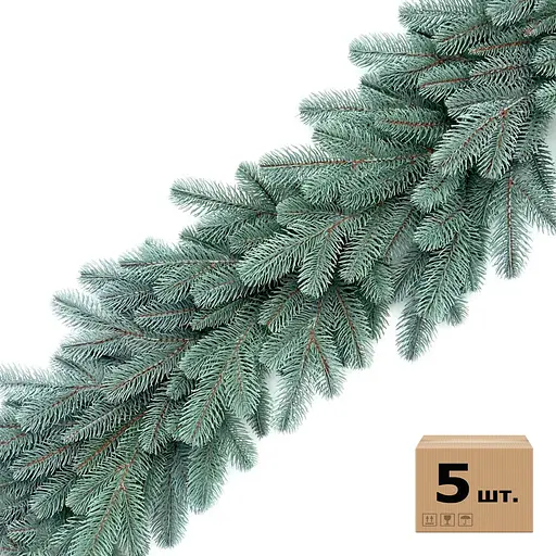 Хвойні гірлянди Hvoya Lux литі блакитні (5 шт. x 2 м)