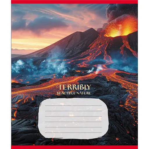 Зошит учнівський "Неймовірно красива природа" Leader 024-560107L-4 в лінію, 24 аркуші - фото 1