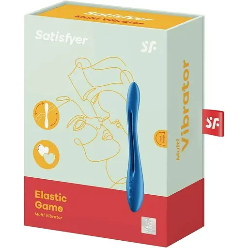 Універсальний гнучкий вібратор для пар Satisfyer Elastic Game Dark Blue - фото 8