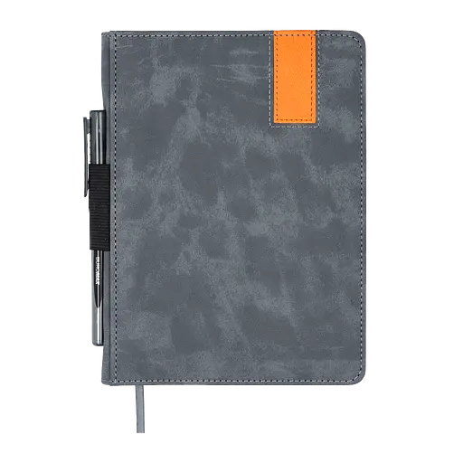 Щоденник недатований Buromax Verona A5 штучна шкіра/поролон 336 сторінок сірий (BM.20150-09) - фото 3