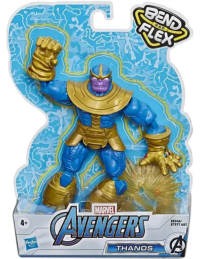 Игрушка-фигурка Hasbro Bend and Flex Thanos героя фильма Мстители серия Бенди 15 см (E7377_E8344) - фото 2