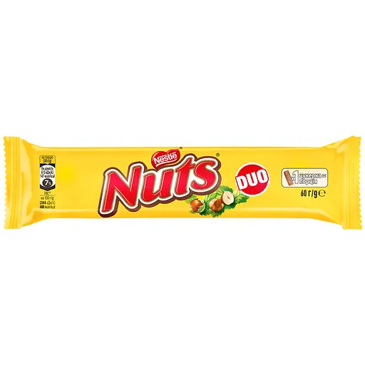 Батончик Nuts DUO 60 г