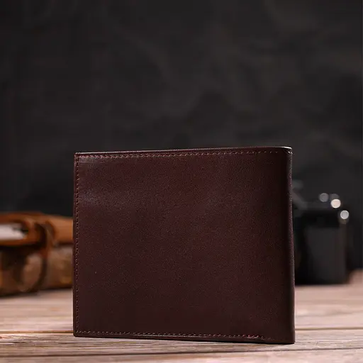 Мужской кожаный кошелек Canpellini 11х9.5х2 см acs0025674 - фото 7