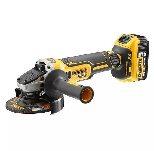 Аккумуляторная угловая шлифмашина DeWalt с АКБ и ЗУ (DCG405P2) - фото 1