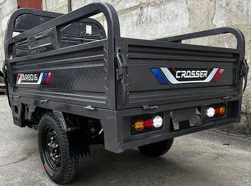 Грузовой электроскутер-самосвал трехколесный CROSSER Cargo 16" (1200W 60V, 58Ah) Серый - фото 3