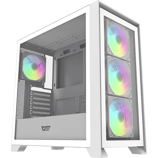 Корпус Darkflash DRX90 Glass White (DRX90 GLASS White) Без БП - фото 1