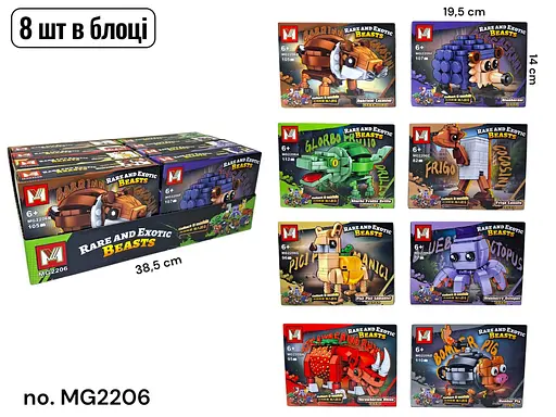 Конструктор БРЕЙНРОТ Герої мемів, MG2206, 85+ деталей, (В асортименті) - фото 11