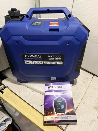 Інверторний бензиновий генератор HYUNDAI HY2000i (1.8/2.0 кВт), з мідною обмоткою - фото 2