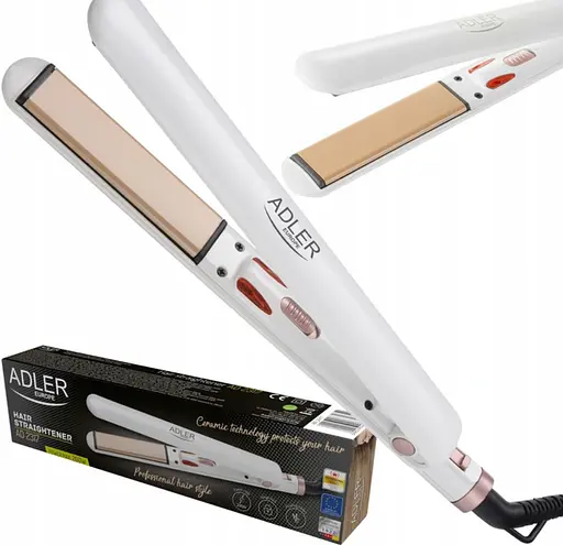 Утюжок для волосся Adler AD 2317 з керамічними пластинами - фото 2