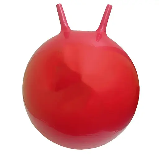 Мяч для Фитнеса (Фитбол) Bambi BT-PB-0178(Red) c рожками 55 см - фото 1