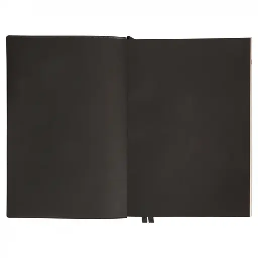 Щоденник-діловий записник А5 Leo Planner Velvet 2026 м'який чорний 368 сторінок (252638) - фото 3