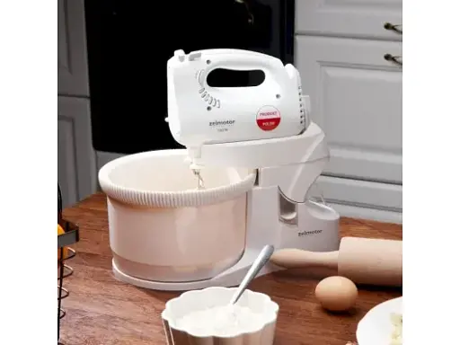 Миксер Zelmotor с оборотом чашей 550Вт|5 нас|турбо|белый - фото 4