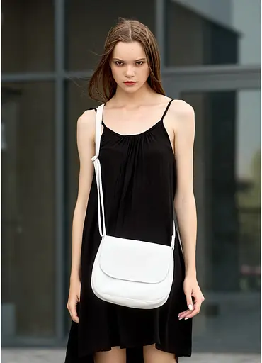 Сумка кросбоди Sambag Rose BZN белый 20 х 24 х 7 см (94000008) - фото 4