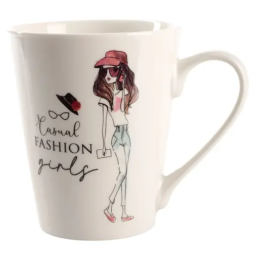 Чашка Limited Edition Fashion Girl C 300 мл біла (B02-T3977C)