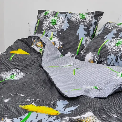 Комплект постільної білизни Viluta євро ранфорс 9847 100% бавовна - фото 3