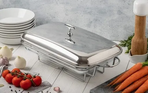 Мармит настольный подогреватель еды Edelhoff EH-8523 термостойкая стеклянная посуда с подогревом - фото 3