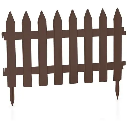 Садова огорожа Prosperplast Garden classic 3.2 м коричнева - фото 2