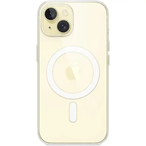 Оригинальный противоударный чехол Apple Clear Case with MagSafe для iPhone 15 (6.1") Прозрачный (MT203ZM/A) - фото 10