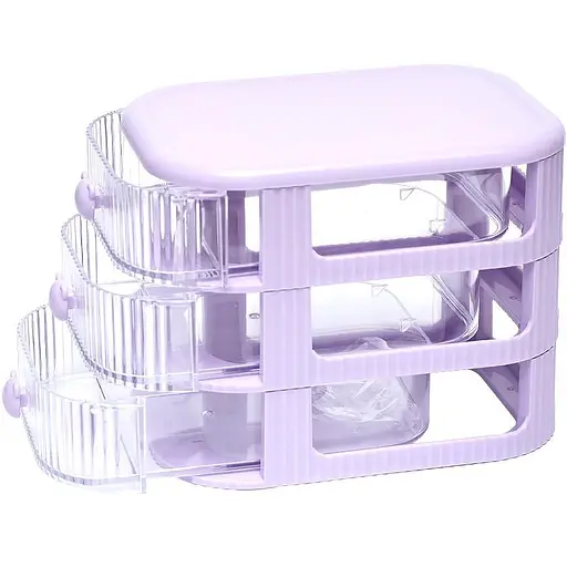 Органайзер настольный WXS-3, 3 отделения Violet