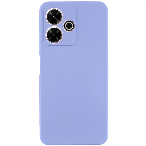 Чохол Lakshmi Silicone Cover Full Camera AAA для Xiaomi Redmi 13 4G/Poco M6 4G Бузковий/Dasheen