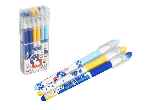 Ручка гелевая Пиши-стирай Aodemei Rabbit, 12 шт., синяя, 0.5 мм, 34259-GP