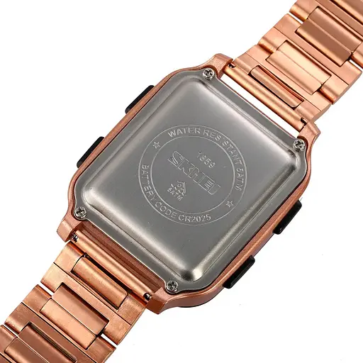 Чоловічий наручний годинник Skmei 1859 на браслеті (Рожеве золото) - фото 8