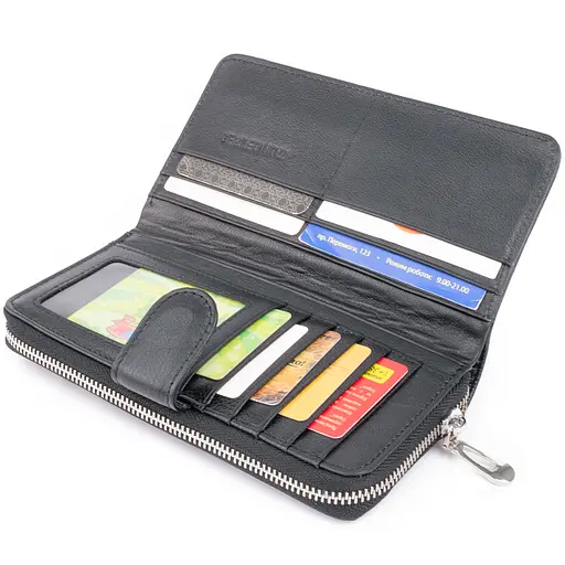 Кожаный женский кошелек ST Leather 19х9.5х2.5 см acs0016015 - фото 4