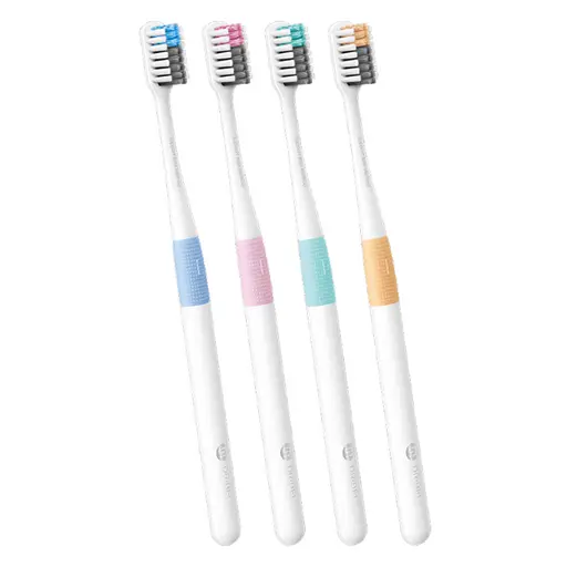 Набір зубних щіток DOCTOR B Colors 4 шт. (NUN4006RT) - фото 1