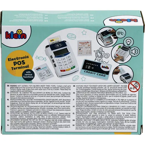 Игрушечный торговый терминал Klein MM со светом и звуком (7266) - фото 17
