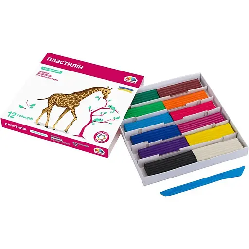 Набор пластилина детского Гамма Увлечения со стеком 12х192 г  - фото 2