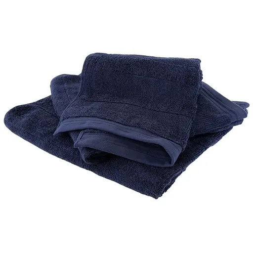 Полотенце МВМ My Home Вдохновение 70x140 см темно-синее (BT-12 L DARK BLUE) - фото 6