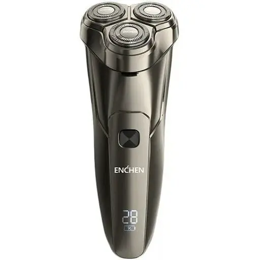 Бритва электро аккумуляторная Enchen Steel 3S черно-золотистый - фото 1