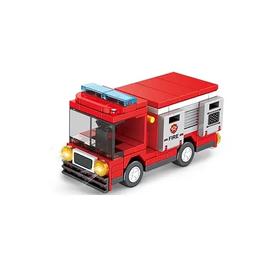 Конструктор Спецтранспорт, KB4006, от 92 деталей, (В ассортименте)