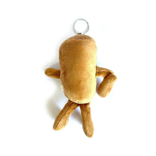 М'яка іграшка брелок Brainrot Тун Тун Тун Сахур 18 см (XY093) - фото 3