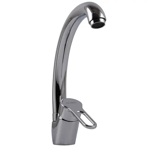 Смеситель для кухни Globus Lux Dolly GLD-0103S хромированный с высоким изливом для удобства мытья посуды - фото 4