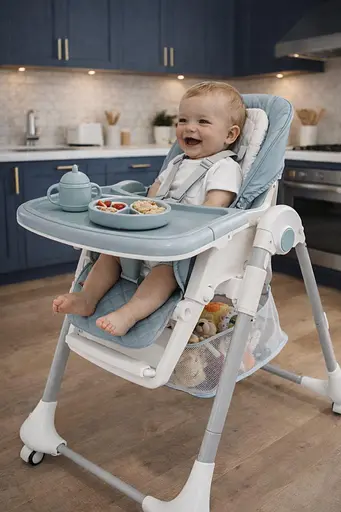 Стул для кормления CARRELLO Toffee CRL-9502/3 Cloud Grey /1/ - фото 3