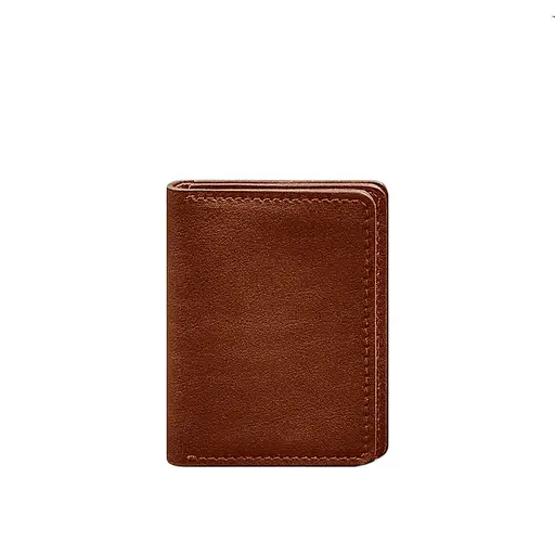 Кожаная обложка для водительского удостоверения, ID и пластиковых карт 2.0 светло-коричневая - фото 10