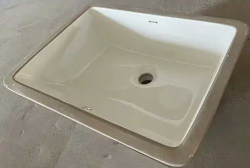 Умивальник врізний під стільницю Mixxus Premium Style-1701 510x380x200 мм з переливом MP6567, Білий - фото 5