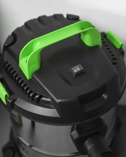 Циклонный профессиональный мощный вакуумный пылесос Sokany SK-13019 мешок 16л 2500 Вт сухая уборка Серый - фото 4