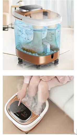 Масажер для ніг з підігрівом AUX 450 гідромасажна ванночка з ефектом джакузі - фото 3