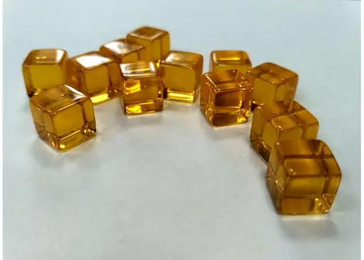 Аксесуар PieceKeeper Games Токени меду для гри Rurik Боротьба за Київ Rurik Dawn of Kiev Plastic Honey Cubes (ВР_АРБКК) - фото 3