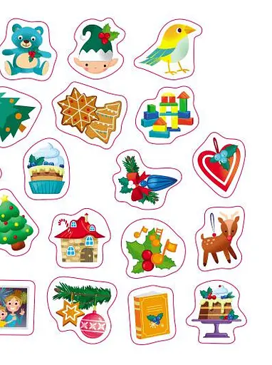 Адвент. Святкова домівка з наліпками - фото 5