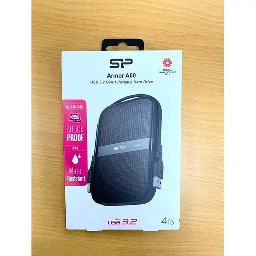 Внешний жесткий диск Silicon Power USB 3.1 Armor A60 4 TB (SP040TBPHDA60S3A) - фото 3