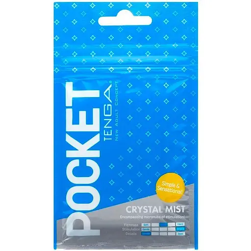 Мастурбатор Tenga Pocket Crystal Mist (SO5598) [96201] - фото 7