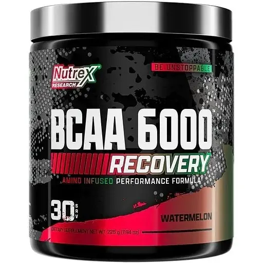 Амінокислота BCAA Nutrex Research BCAA 6000, 255 грам - Кавун