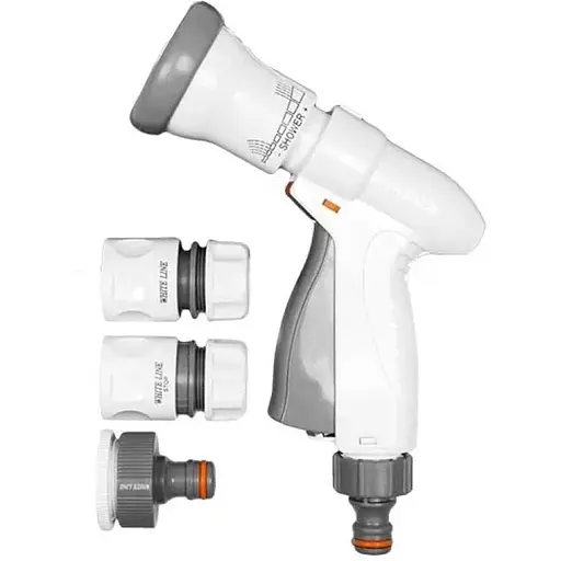 Набір для поливу Bradas WHITE LINE з багаторежимним пістолетом (WL-EN8TSET) - фото 1