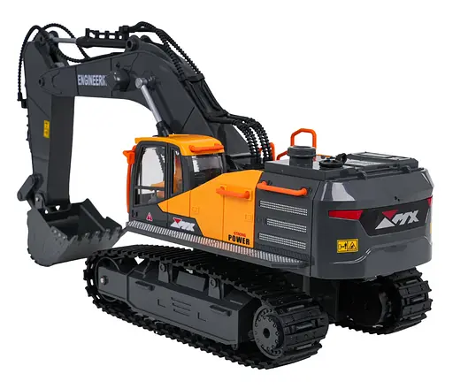 Экскаватор на радиоуправлении с металлическим ковшом и функцией дыма Ramiz - фото 4