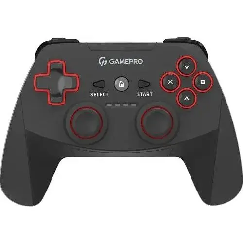 Геймпад GamePro GP600 черный беспроводной USB 2,4 ГГц для ПК/PS3/Android 10 кнопок - фото 1
