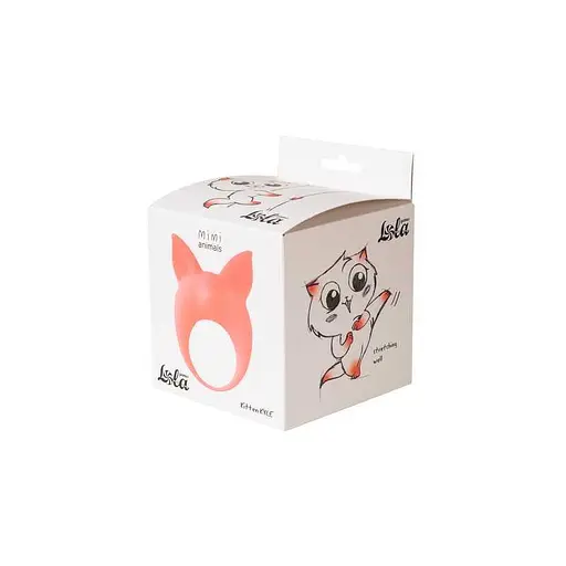 Виброкольцо Lola Games MiMi Animals Kitten Kyle 7.8 см (оранжевый) - фото 5